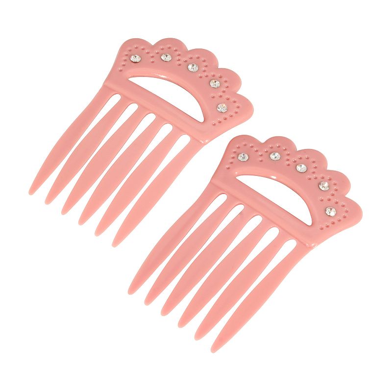 62337056 1928 Plastic with Clear Crystal Hair Comb Set, Pin sku 62337056