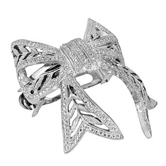 1928 Filigree Bow Ponytail Holder