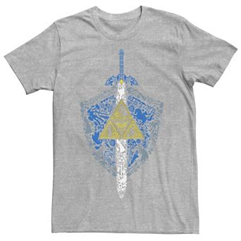 Men's Nintendo Zelda Hylian Shield Element Icons Tee