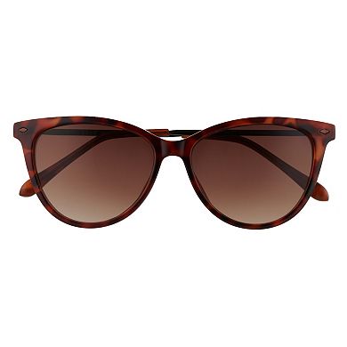 Women's ELLE™ 52mm Tortoise Cat Eye Sunglasses