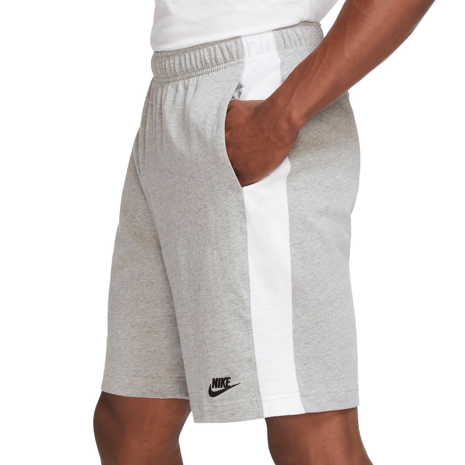 gray nike shorts mens