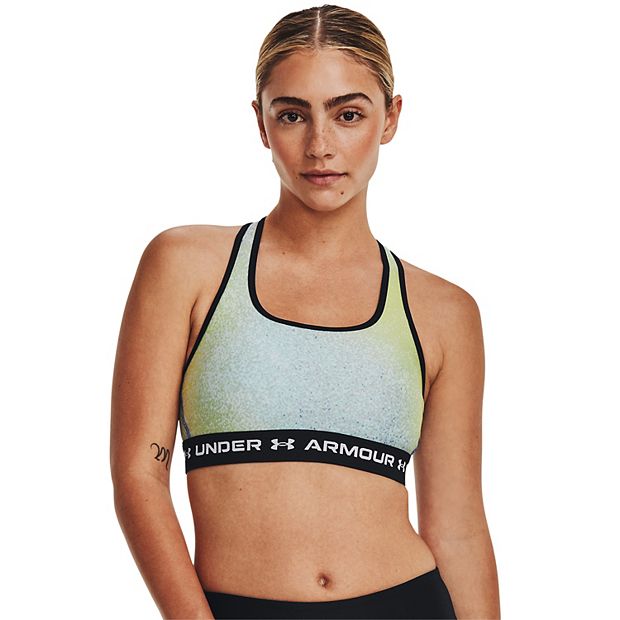 Buy Printed Sports Bra with Cross Back