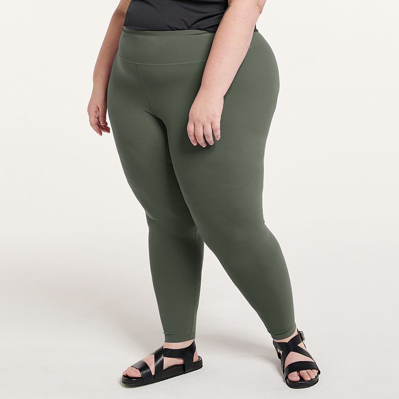 Plus Size FLX Affirmation High-Waisted Ankle Leggings, Womens, Size: 3XL, 