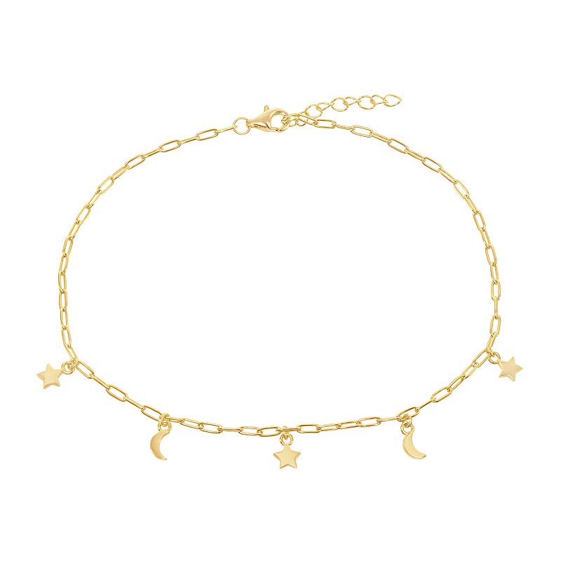 Gold Charm Ankle Bracelet Kohls