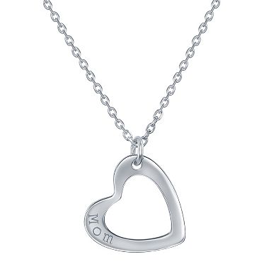 Sterling Silver 3 Generation Hearts Multi-Strand Necklace