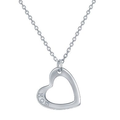 Sterling Silver 3 Generation Hearts Multi-Strand Necklace 