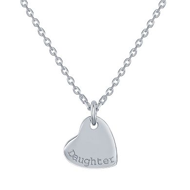 Sterling Silver 3 Generation Hearts Multi-Strand Necklace