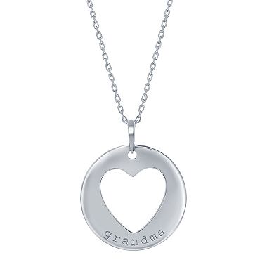 Sterling Silver 3 Generation Hearts Multi-Strand Necklace