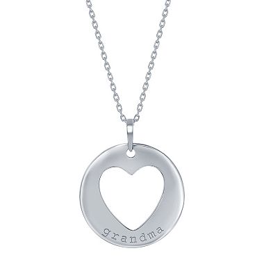 Sterling Silver 3 Generation Hearts Multi-Strand Necklace 