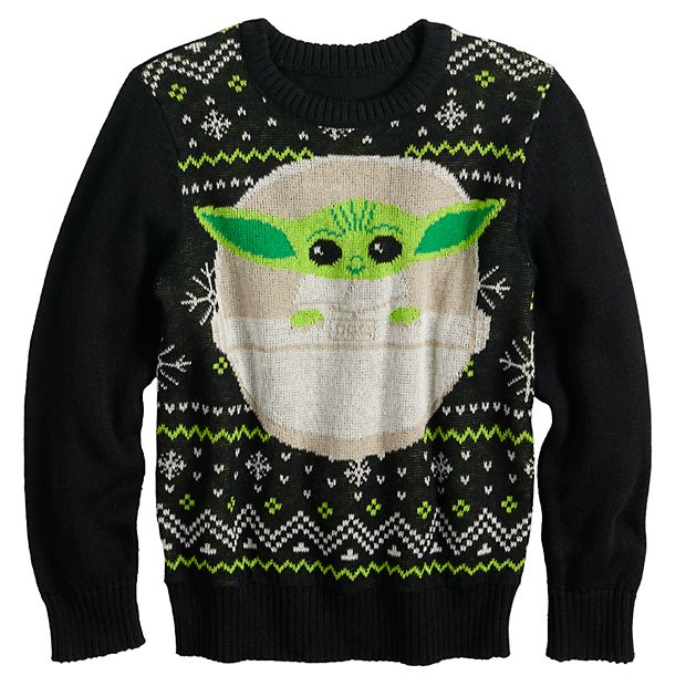 Boys 4 12 Jumping Beans The Mandalorian The Child Knit Holiday