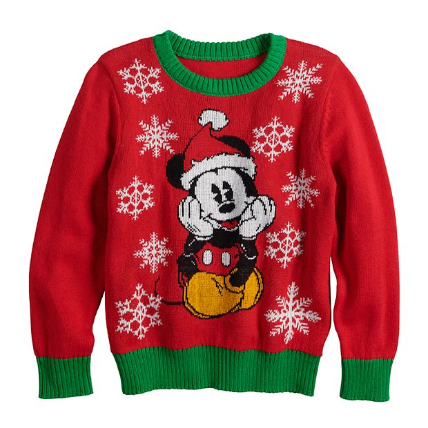 Mickey holiday outlet sweater