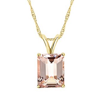 Alyson Layne 14k Gold Morganite Pendant Necklace