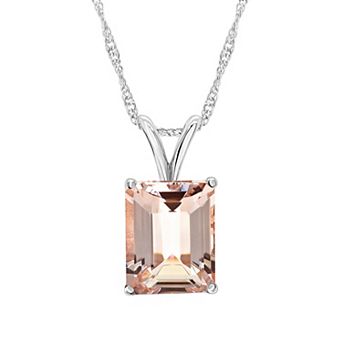 Alyson Layne 14k Gold Morganite Pendant Necklace