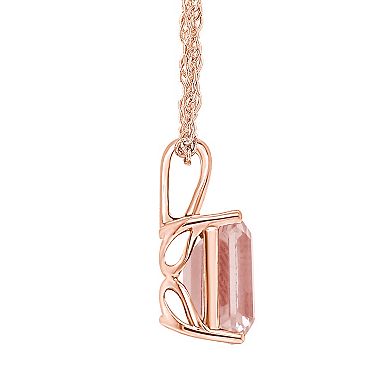 Alyson Layne 14k Gold Morganite Pendant Necklace