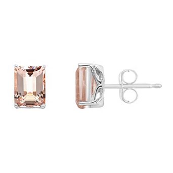 Alyson Layne 14k Gold Morganite Stud Earrings