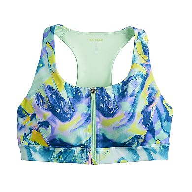 Tek Gear® Zip-Front Medium-Impact Sports Bra