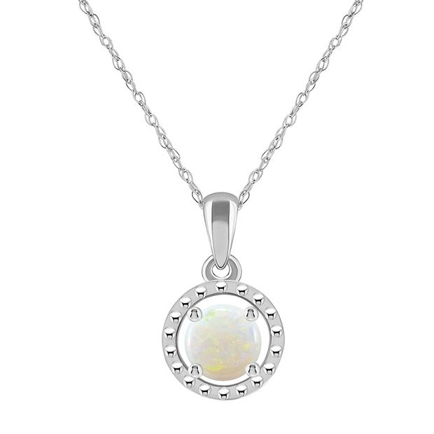 Kohls on sale opal necklace