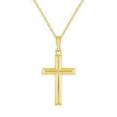 Everlasting Gold Men's 14k Gold Figaro Chain Necklace - 22 in.