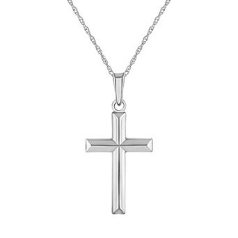 Celebration Gems 14k Yellow Gold Cross Pendant Necklace