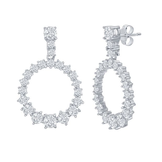 Cubic zirconia clearance earrings kohls