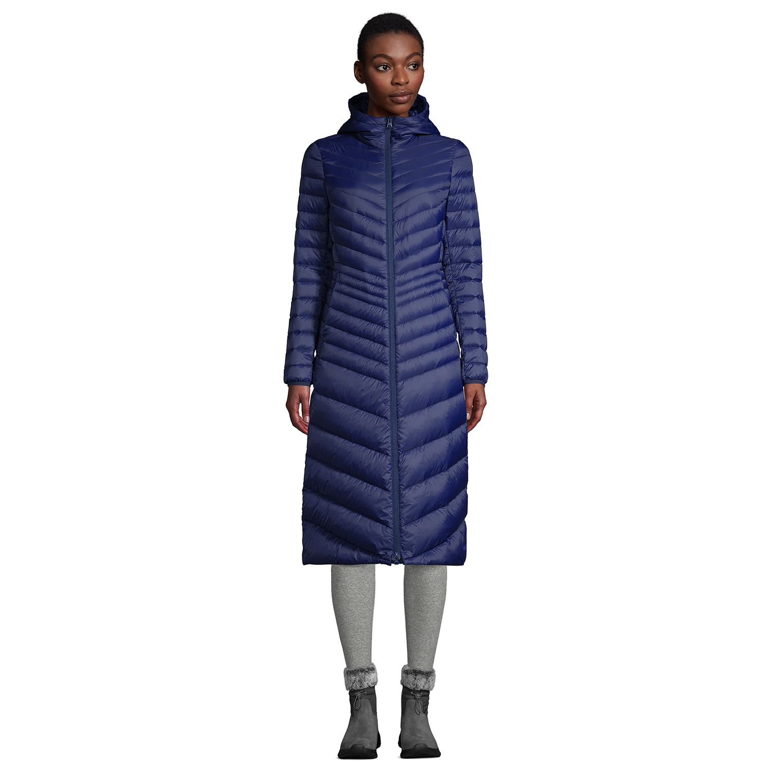 womens lands end down coat