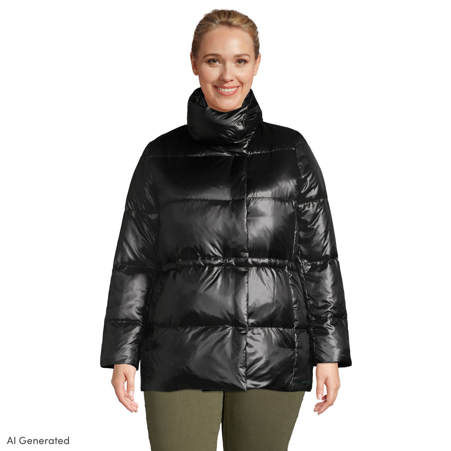 wrap padded jacket