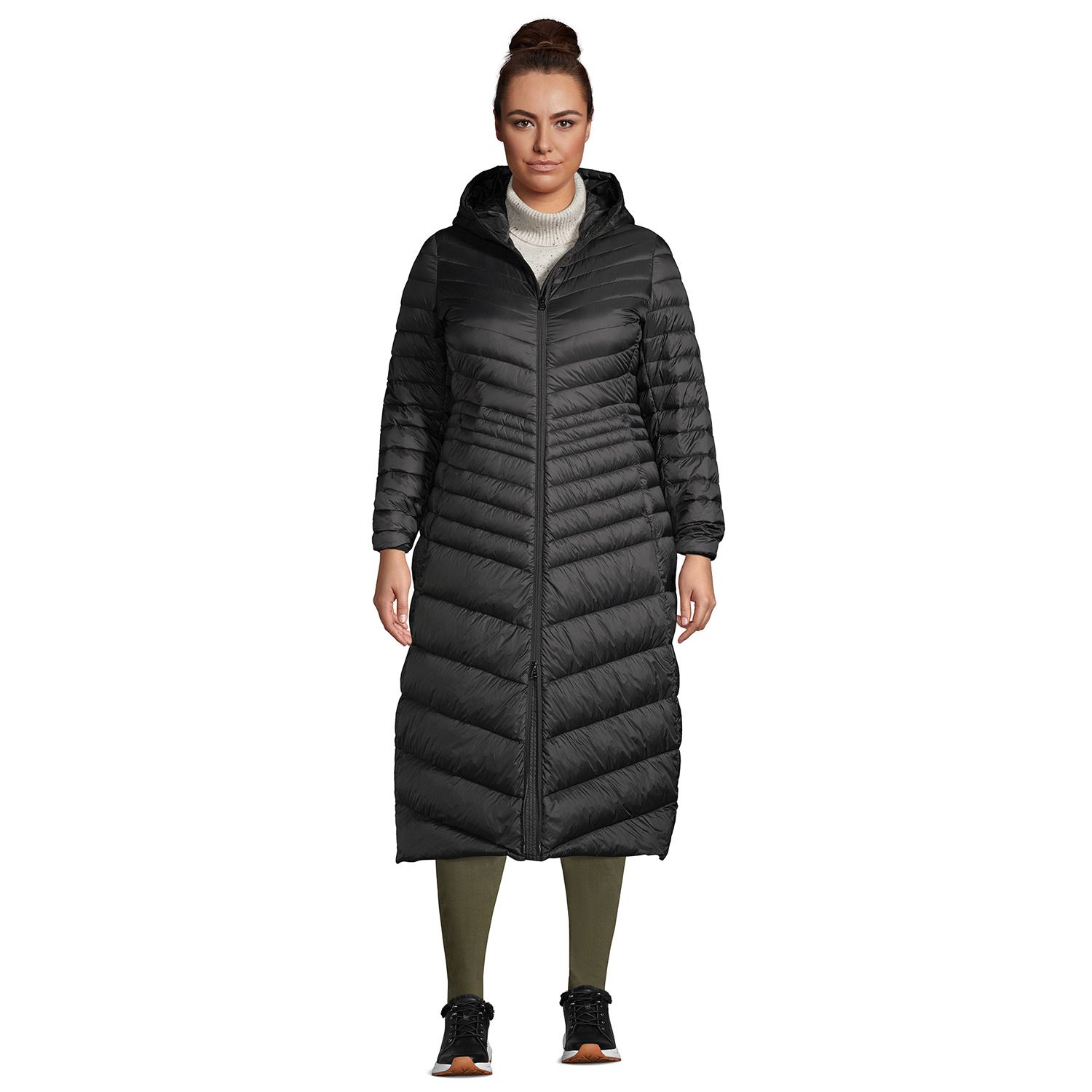 women's plus size maxi coats