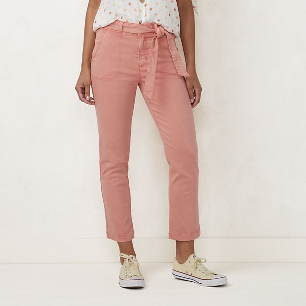 louren┊highwaist straight pants LESET Lauren Straight Leg Pant in Black in Jersey