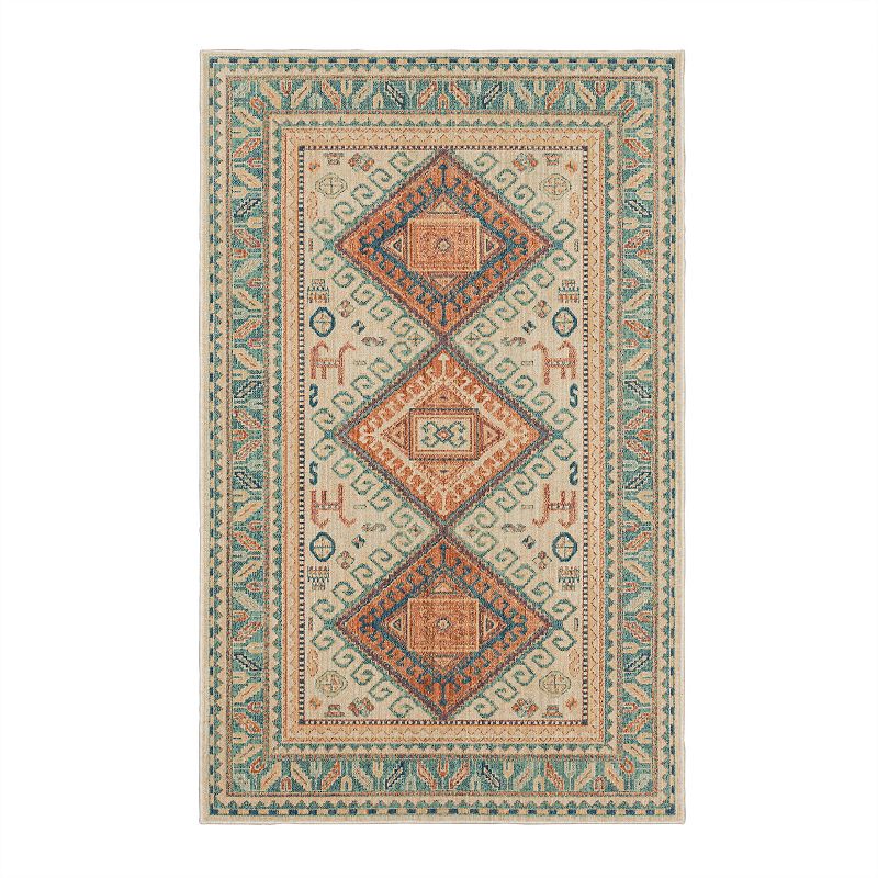 Mohawk Home Orlando Choteau Rug, Beig/Green, 7.5X12 Ft