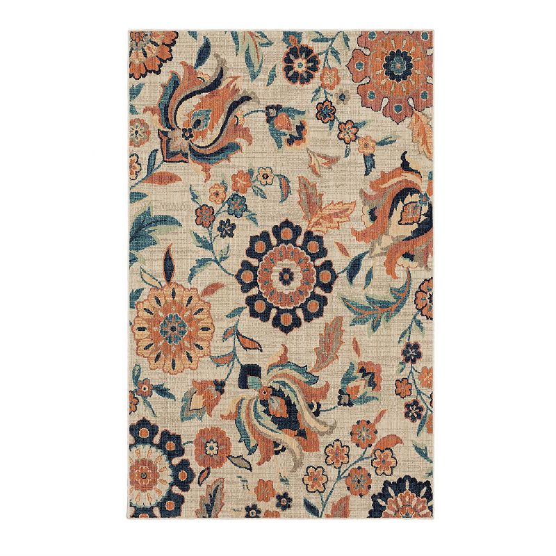 Mohawk Home Orlando Floweret Rug, Multicolor, 5X8 Ft