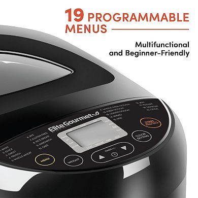 Elite Gourmet 2-lb. Programmable Bread Maker