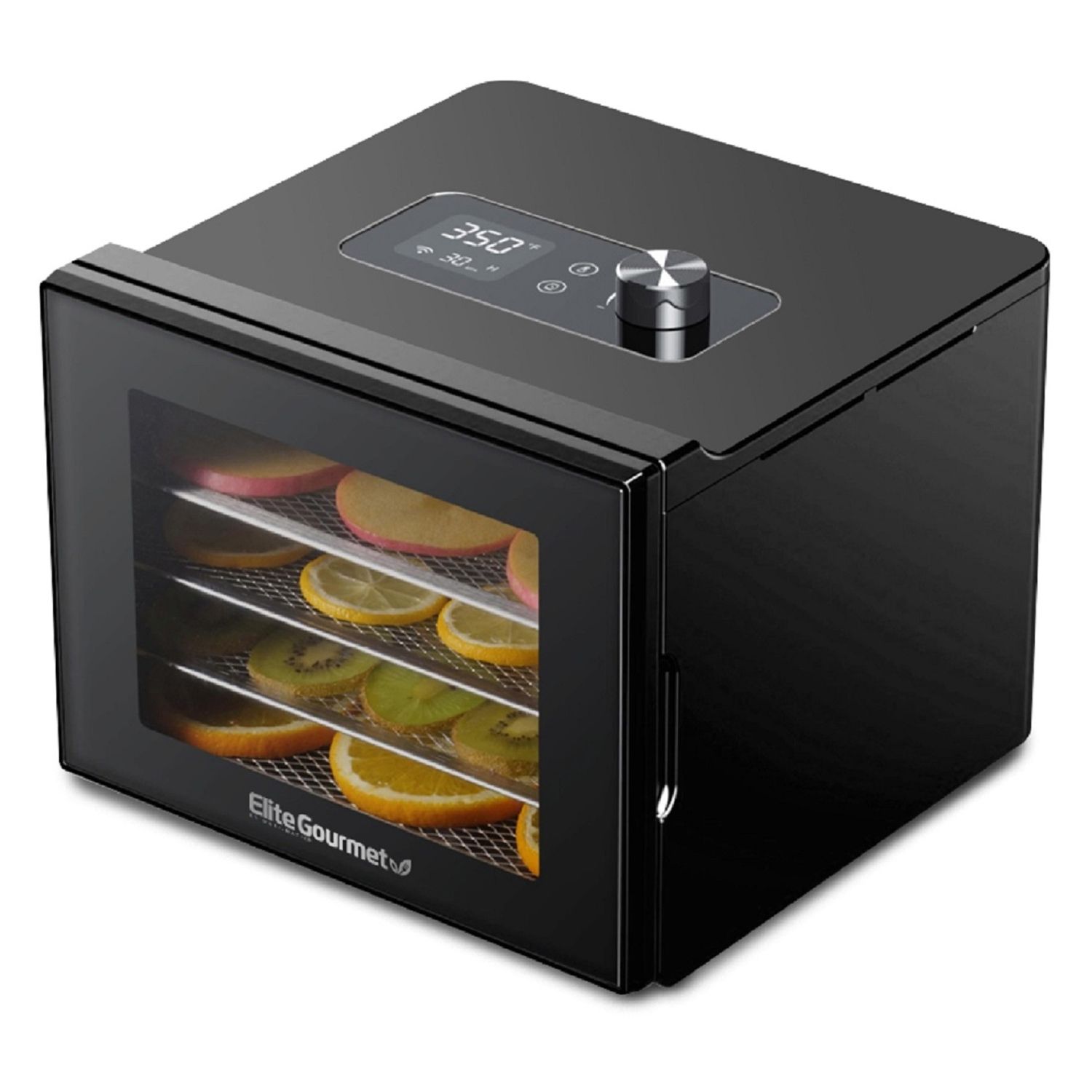 NutriChef Electric Countertop Food Dehydrator Machine - 600-Watt Premium  Multi-Tier Meat Beef Jerky Maker Fruit/Vegetable Dryer w/ 6 Stainless Steel