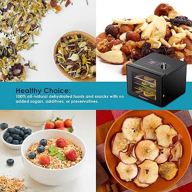 Elite Gourmet Digital 4-Tier Compact Food Dehydrator