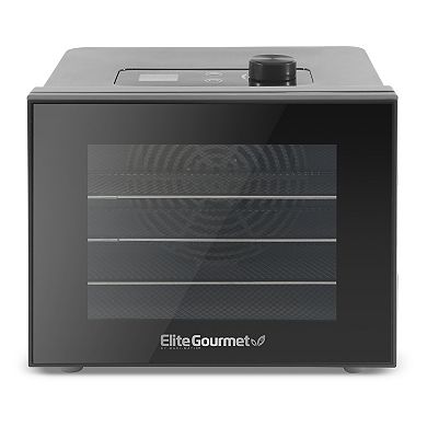 Elite Gourmet Digital 4-Tier Compact Food Dehydrator