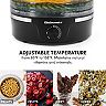 Elite Food Dehydrator with Temp Dial