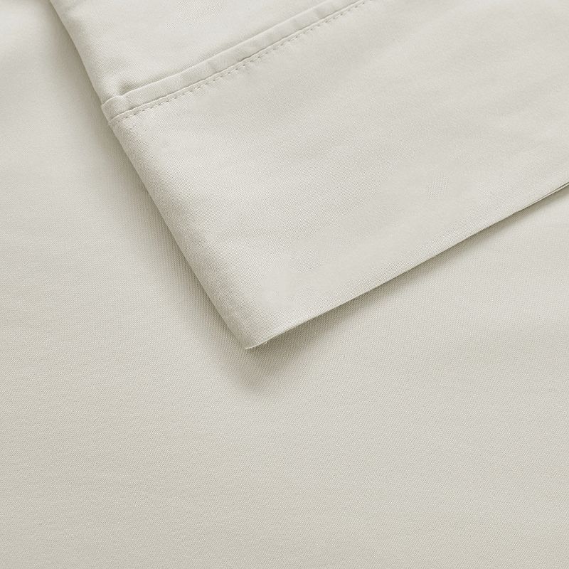 Beautyrest 700 Thread Count Anti-Microbial Tri-Blend Sheet Set, White, FULL