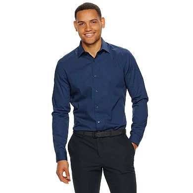 Men's Apt. 9® Premier Flex Slim-Fit Stretch Spread-Collar Dress Shirt