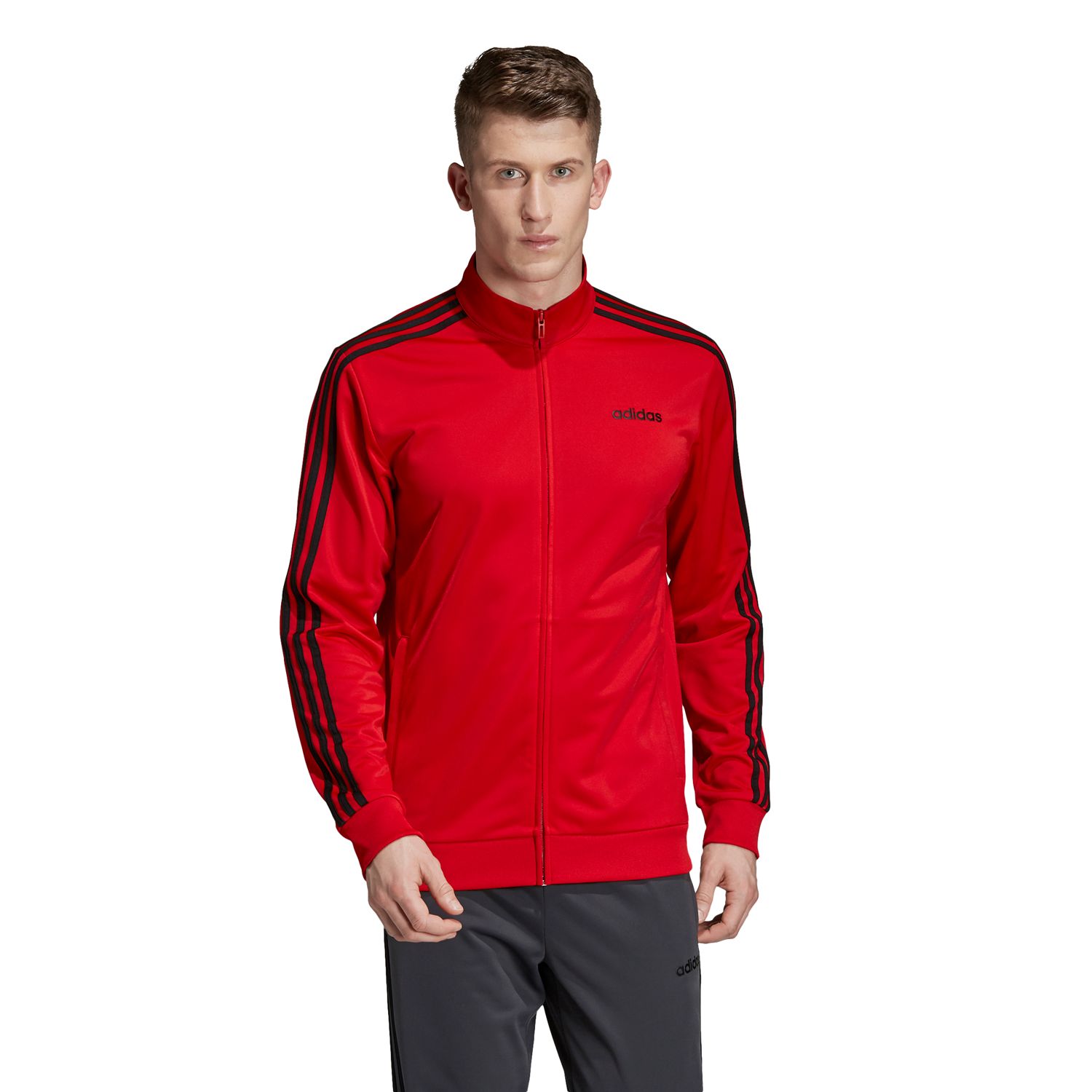 adidas essential mens track jacket