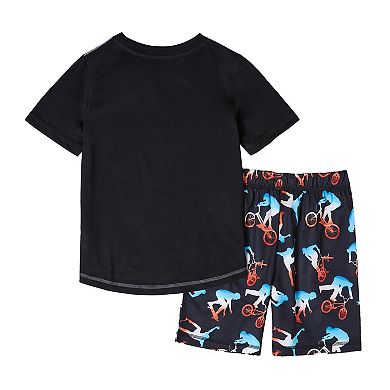 Boys 4-20 Cuddl Duds Top & Shorts Pajama Set