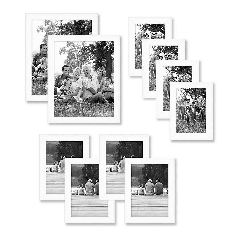 Americanflat White Finish Frame 10-piece Set
