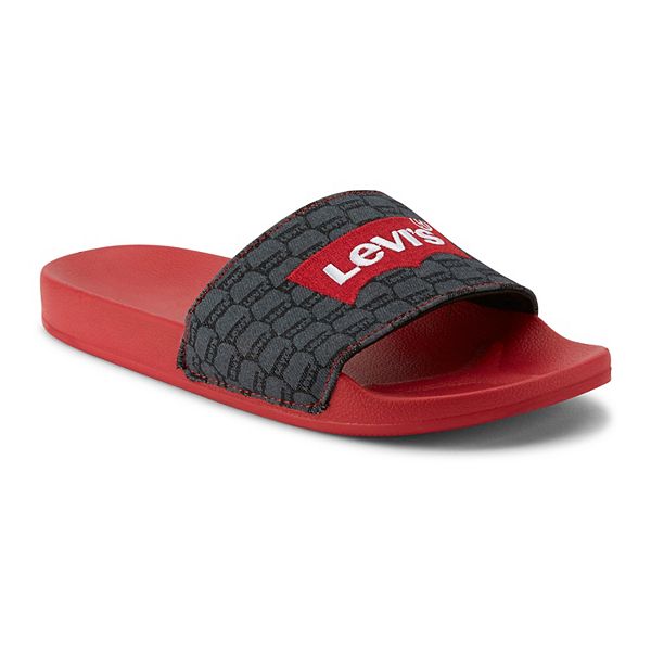 Levi's® Batwing Denim Monogram Men's Slide Sandals