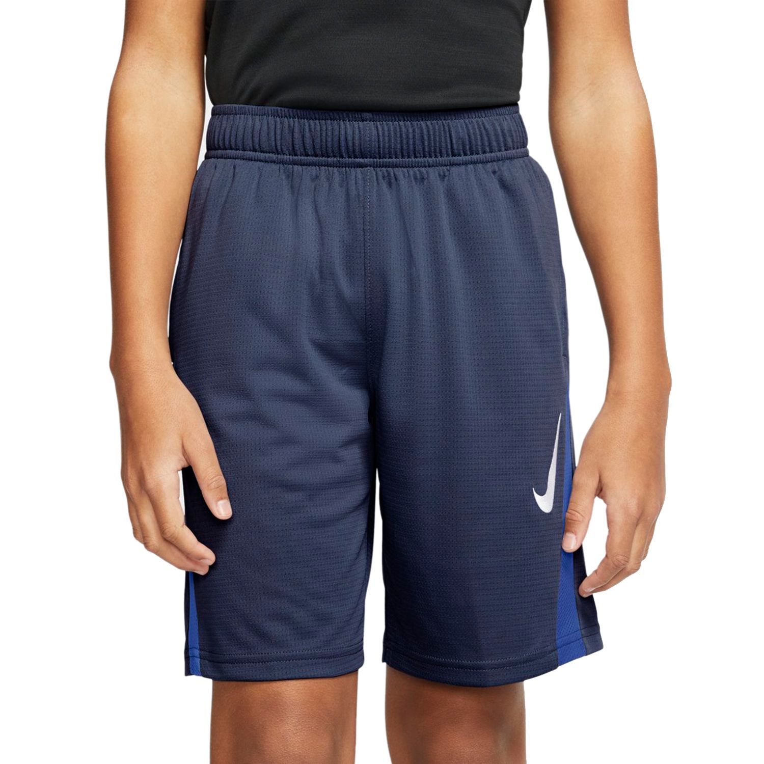 navy nike shorts womens