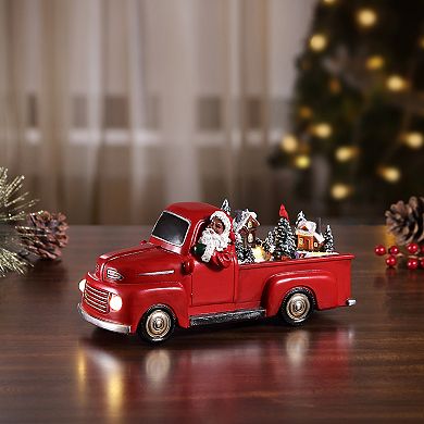 Mr Christmas Santa's Pickup Truck Table Decor