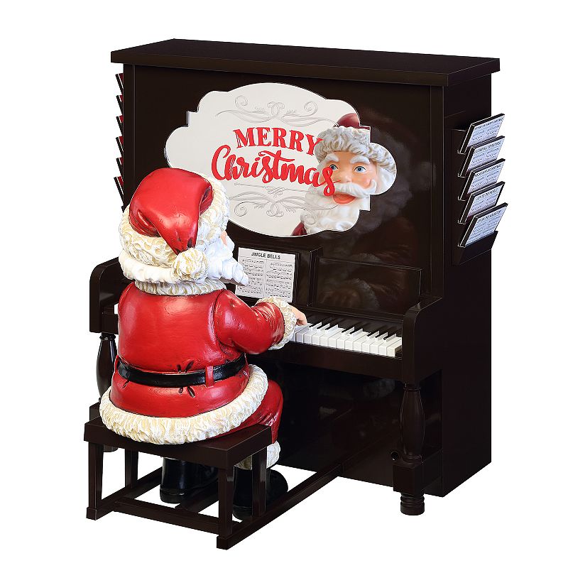 Mr. Christmas Sing-A-Long Santa Table Decor, Multicolor