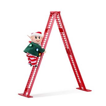 Mr Christmas Elf Tabletop Climber Table Decor