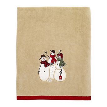 Avanti Snowman Gathering Bath Towel