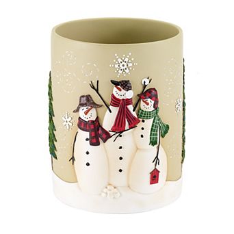 Avanti Snowman Gathering Wastebasket