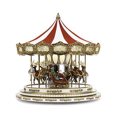 Mr Christmas Regal 17" Carousel Table Decor
