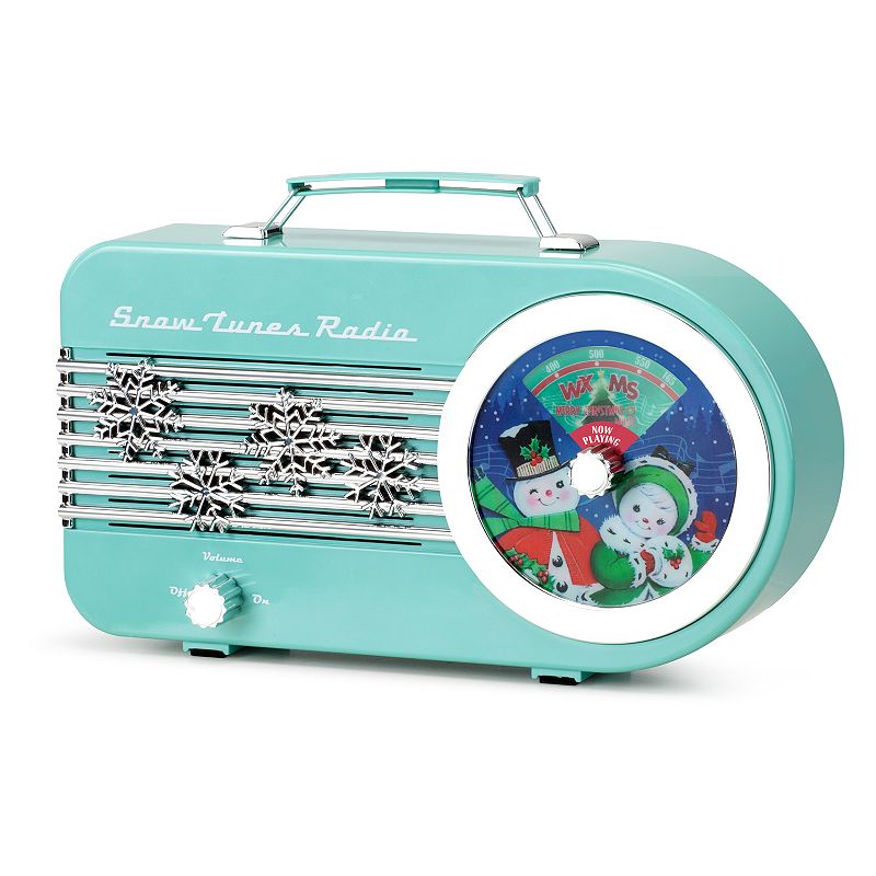 Mr. Christmas Snowtunes Radio Table Decor, Multicolor