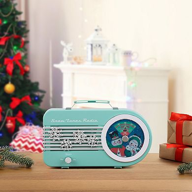 Mr. Christmas Snowtunes Radio Table Decor